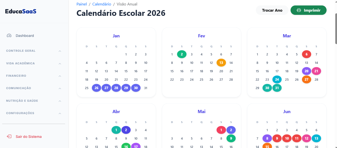 Calendário